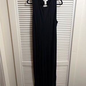 H&M MAMA Elegant Black Maxi Dress